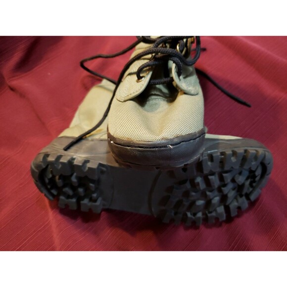 Canvas Lug Sole Wading Boots Olive Green Size 8 Flyfishing Fishing No Brand NWOT